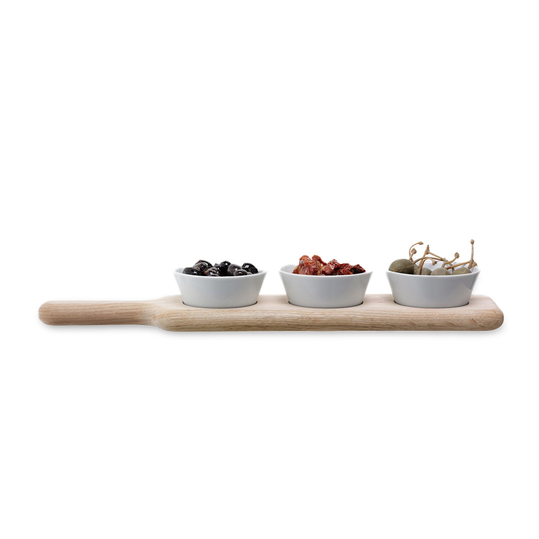 LSA Paddle Bowl Set & Oak Paddle