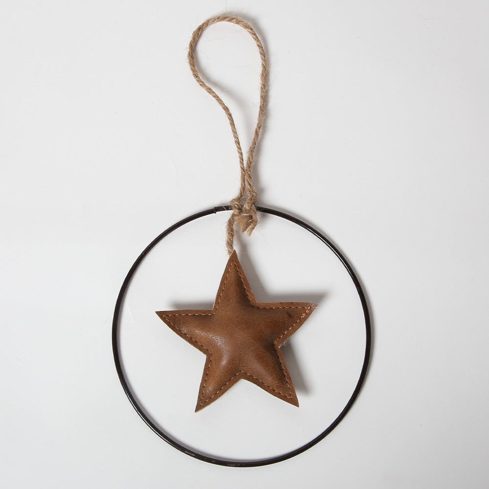 Star Ornament Faux Leather Collection