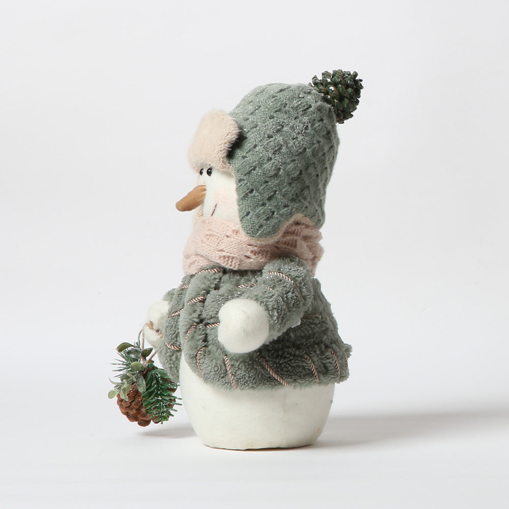 Snowman with Scarf Woodland Collection