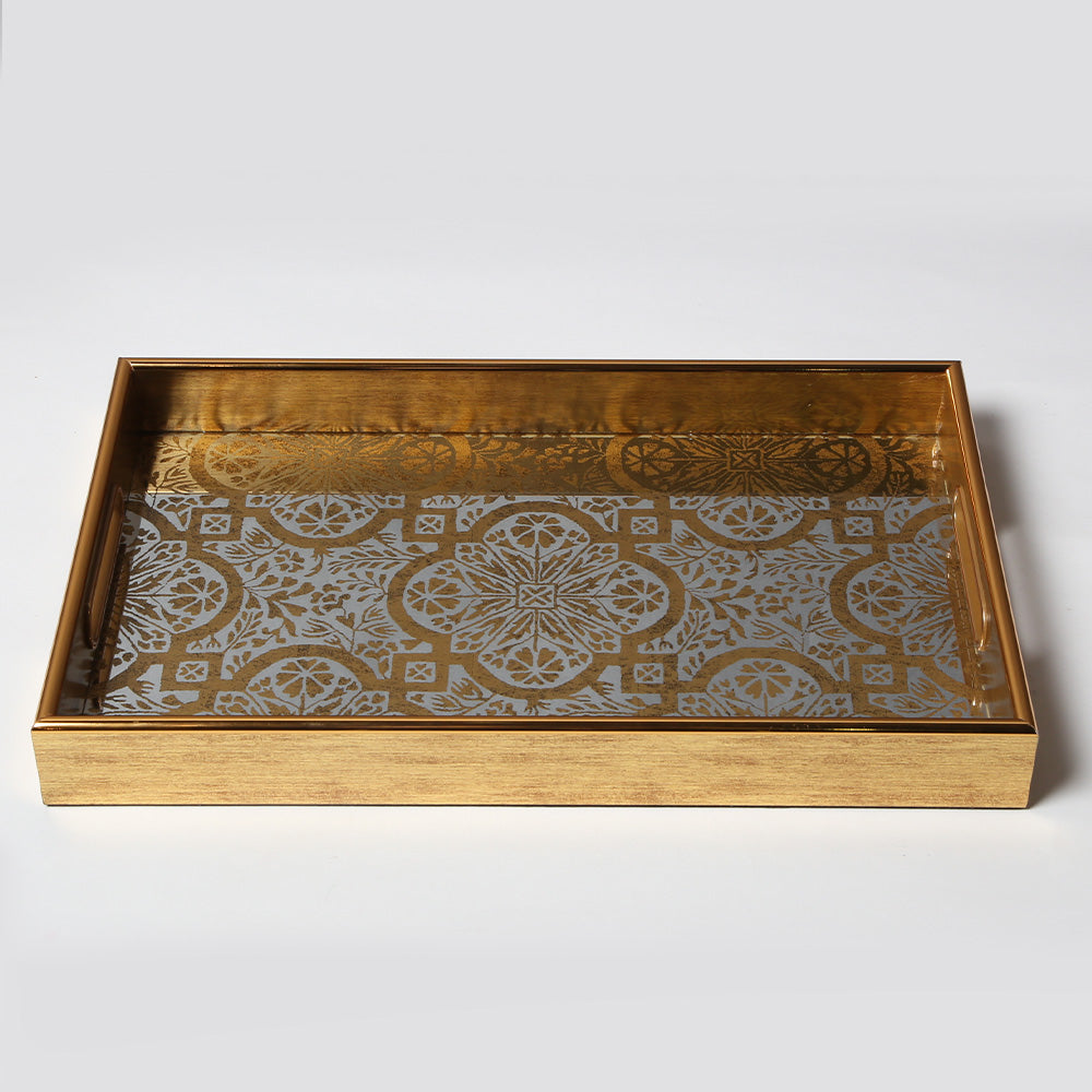 Quadro 2-Piece Vintage Accent Tray Sqaure