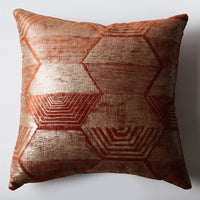 Telas De Mercato Geometric Cushion Cover