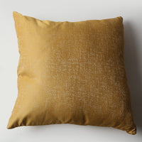 Telas De Mercato Onyx Jaune Cushion Cover