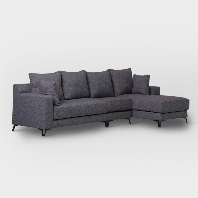 Living Room Cyril II Sectional Sofa Gray Sectional (4857197428815)