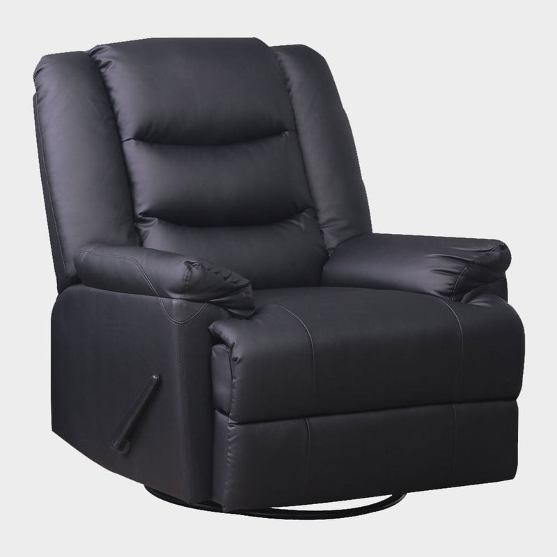 Living Room Henredon Recliner Black 1 Seater (4781711917135)