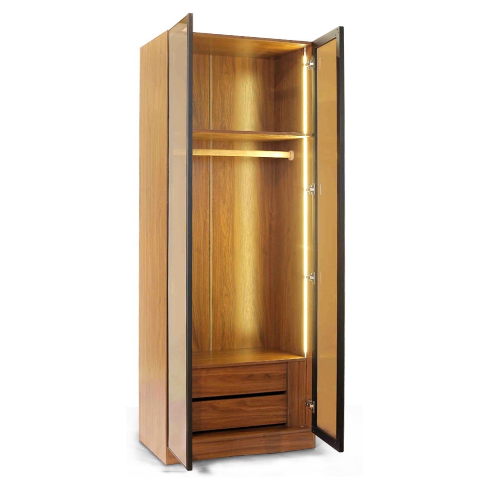 Tia II Swing Glass Door Wardrobe (7586224308465)