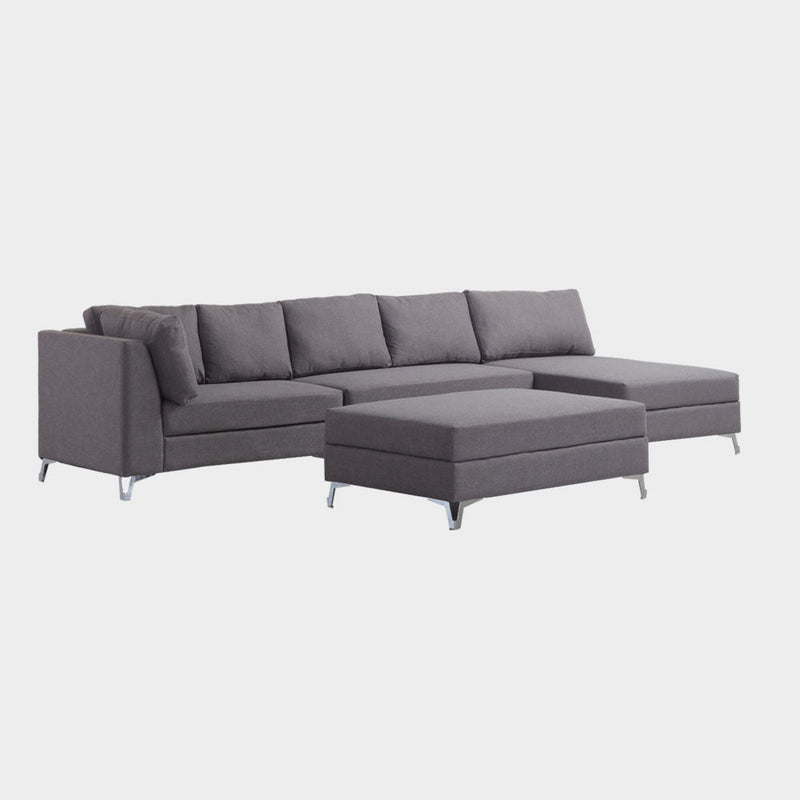 Living Room Sunter I Sectional Sofa Gray Sectional (4781712932943)